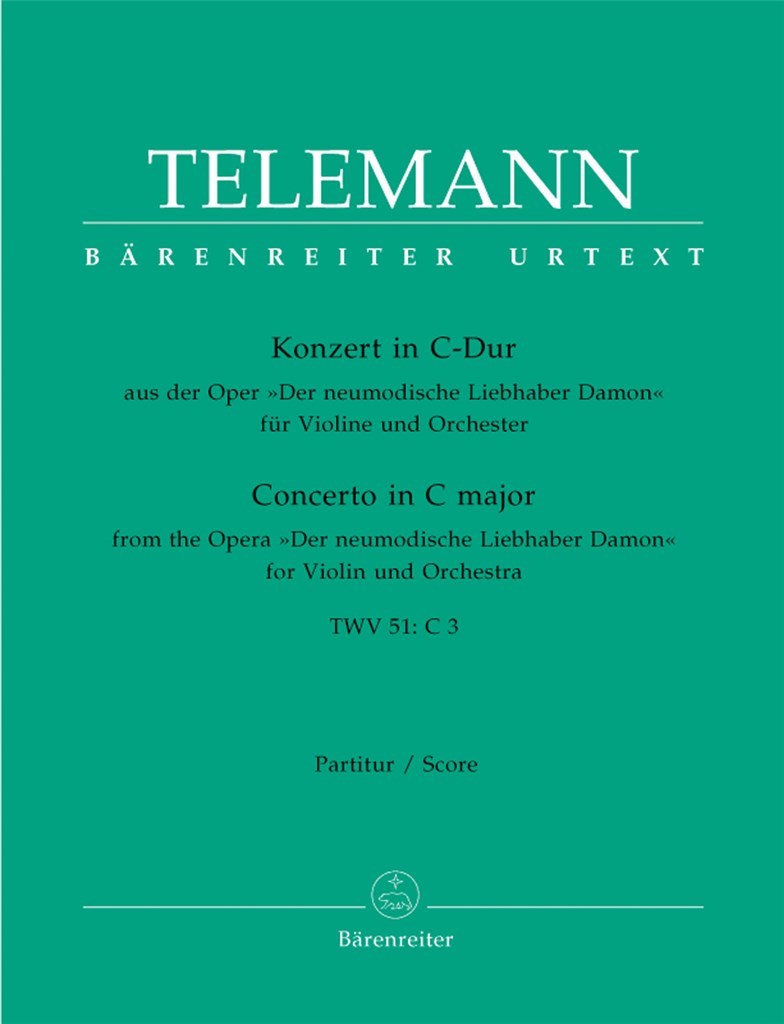 Violin Conc C maj TWV 51:C3 Full Sc